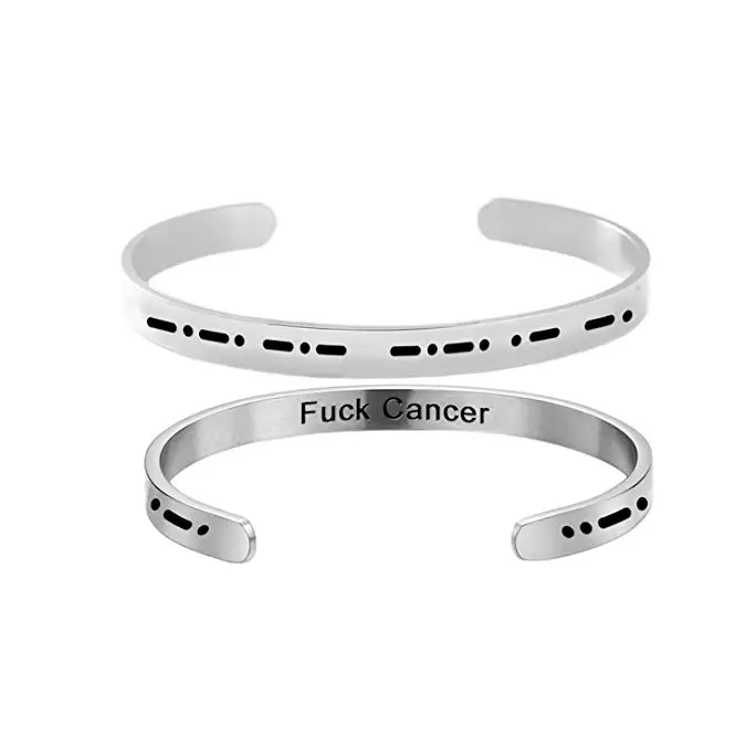 Fashion Best Bitches Fuck it Morse Code Bracelets Stainless Steel Heart Forever Love Charm Bracelet Women Jewelry M4 | Украшения и