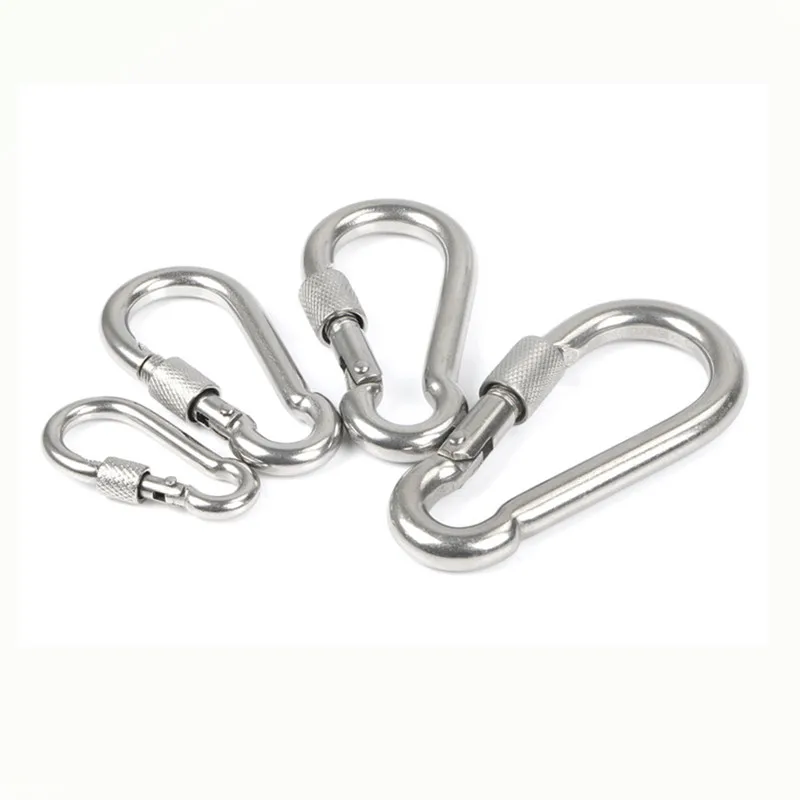 Stainless Steel Carabiner Spring Snap Hooks