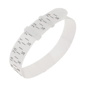 

Plastic Bracelet Gauge For Jewelry Sizing Bracelet Bangle Millimeters Sizer Adjustable Sizing Band Jewelry Tools