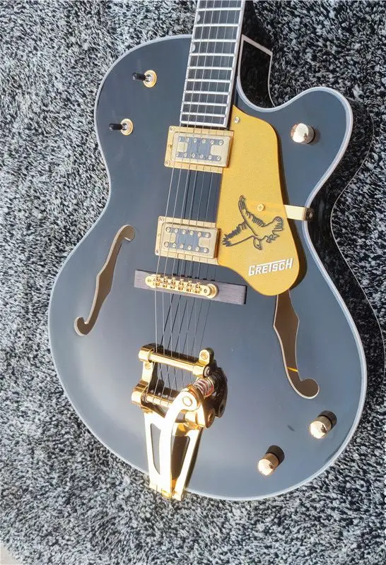 L5 factory custom shop половинчатая белая джазовая красная гриф электрогитара trill style