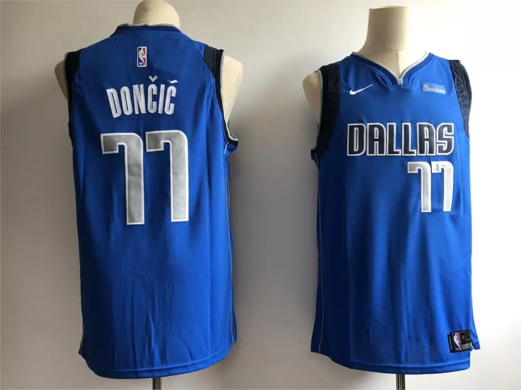 dal A+++ Качественная мужская одежда для взрослых#41 Dirk Nowitzki 77 Luka Doncic Jersey Dallas