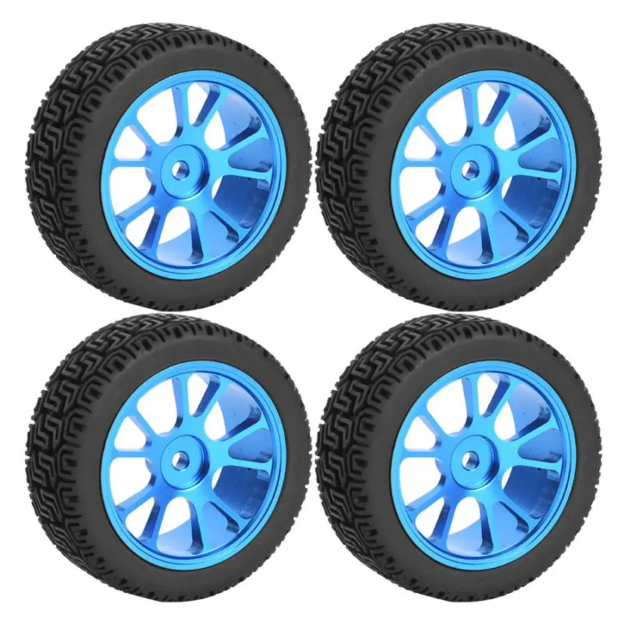 RC Запчасти 7 формы протектора шины RC шины для колес с синим металлические диски для поглащающей нагрузкой, A959 A979 A969 1/18 модель игрушечная машинка с ДУ аксессуар