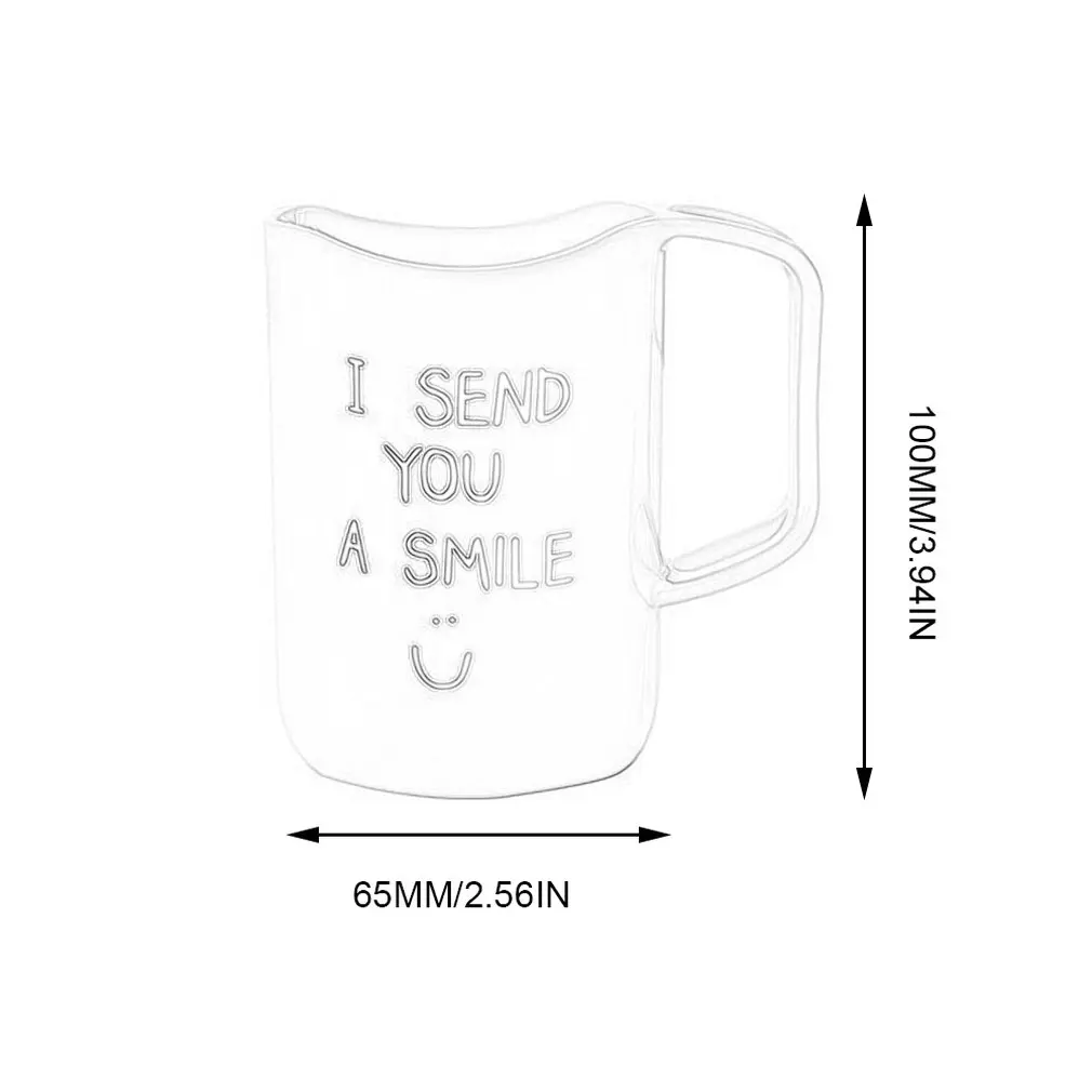 plastic Mug With Toothbrush Holder creative Tooth-brushing Cup Bathroom Wash Gargle Household Invertable Mouth Cup