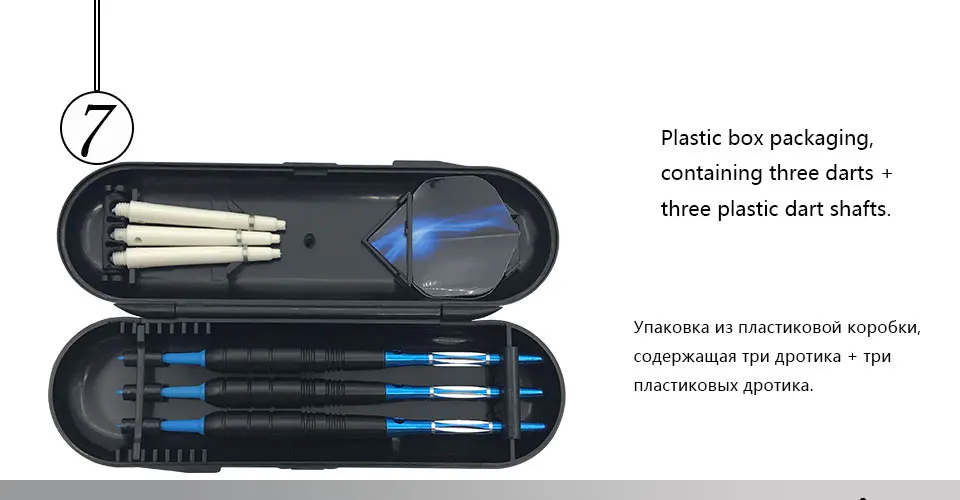 Easytoday 3Pcsset Darts Electronic Professional Competition Supplies Blue Soft Tip Metal Barrel Aluminum Darts Shafts Flights (7)