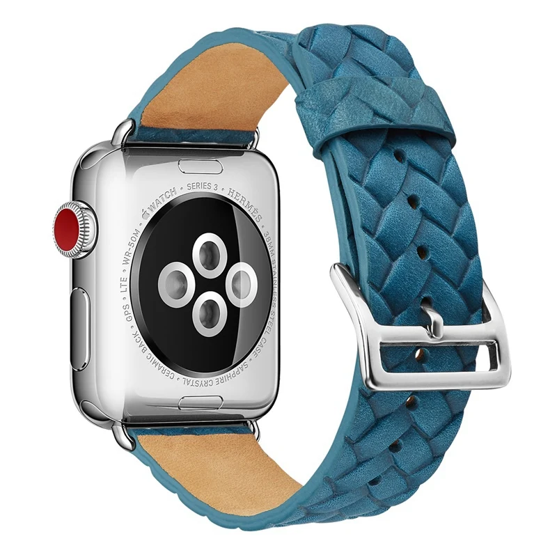 Ремешок из натуральной кожи для Apple Watch band 4 3 iwatch 42 мм 38 мм 44 мм 40 мм pulseira correa браслет умные часы аксессуары петля