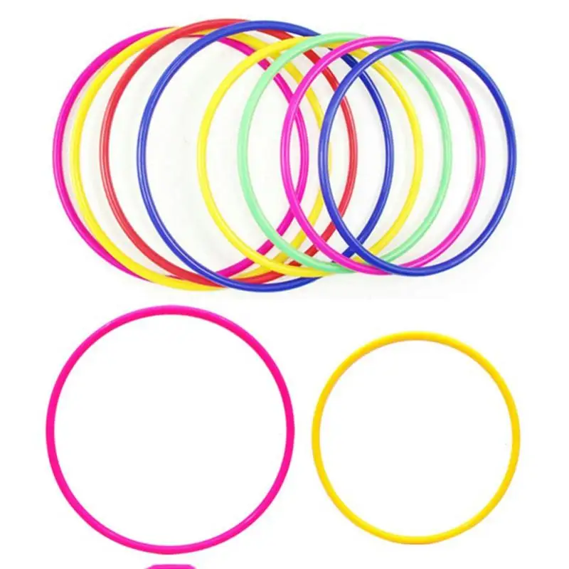 12pcs Plastic Toss Rings Kids Kids Kids Outdoor Toys Toss Game for Carnival Garden Backyard Outdoor Games (Random Color) 3
