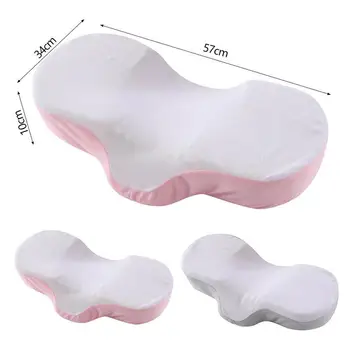 

Anti Wrinkle Pillow Ergonomic Memory Foam Curve Improve Perfect Sleeping Concave Neck Headrest Pillows Support Pillow P5H8
