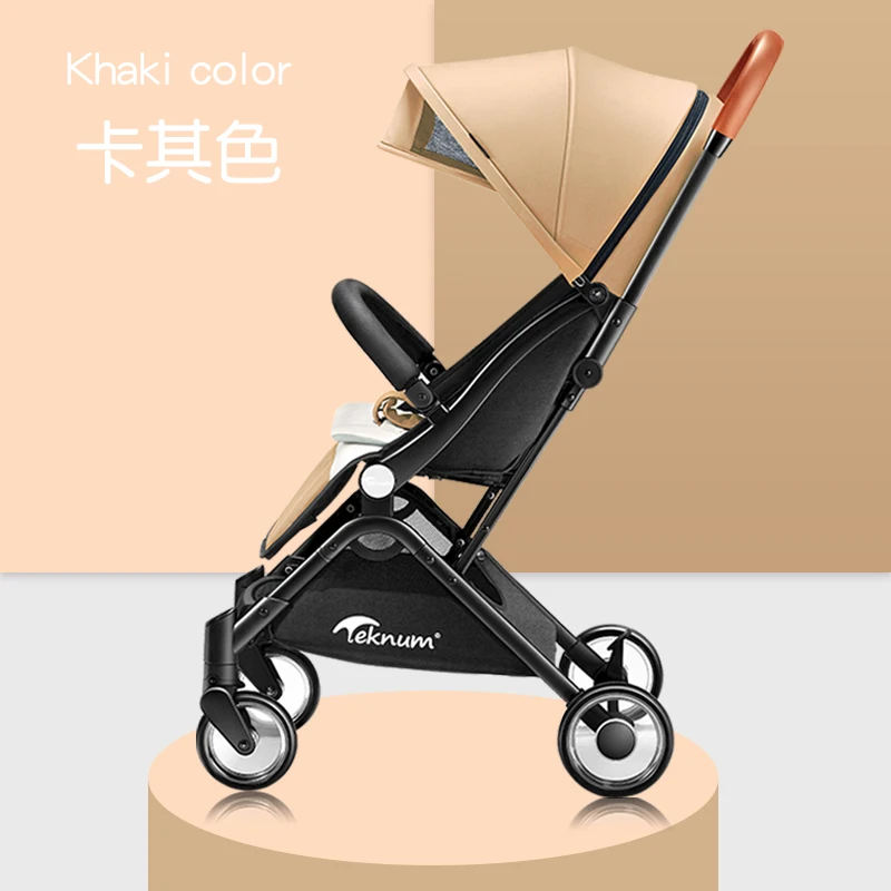  2020 new light stroller Teknum Baby Stroller Newborn Umbrella carriage Portable station wagon shock