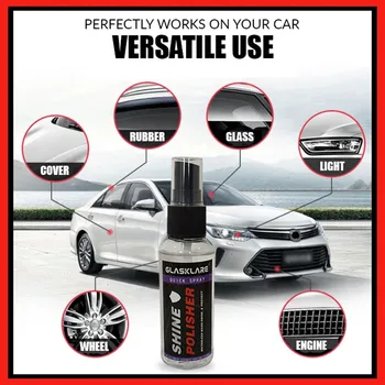 

50ml Auto Anti-scratch Spray Type Crystal Plating Liquid Ceramic Coating 9H Car Lacquer Paint Care Car Polish Coating