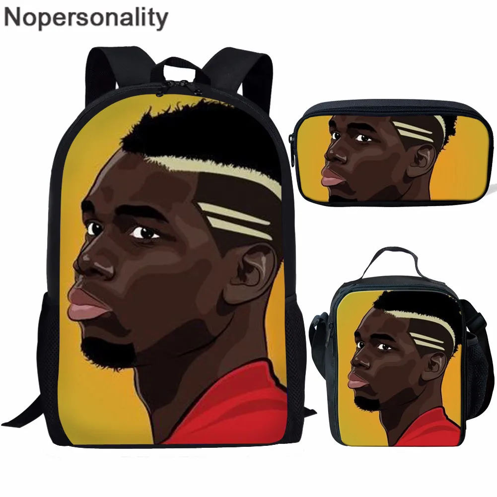 Nopersonality школьный рюкзак, сумка для книг в африканском стиле, черный рюкзак с принтом для мальчиков, детский для детской школы, сумки Mochia - Цвет: Z5345CGK