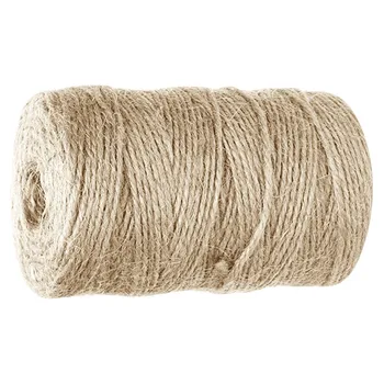 

Natural 60M Jute Twine Burlap String Hemp Rope Cords Thread For Party Wedding Gift Wrapping DIY Scrapbooking Florists Craft