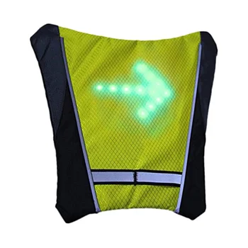 

Signal Durable Vest Steering Light Led Practical Pendant Waterproof Backpack Portable Riding