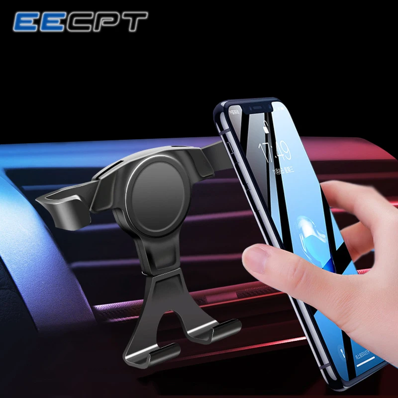 EECPT Автомобильный держатель для телефона с креплением на вентиляционное отверстие, держатель для мобильного телефона, подставка для iPhone XS, samsung, gps