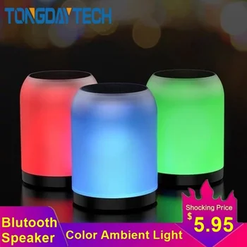 

Tongdaytech Portable Bluetooth 5.0 Speaker 3D Stereo TWS Led Mini Speakers Altavoz Soundbar Home Theater Parlante Bluetooth