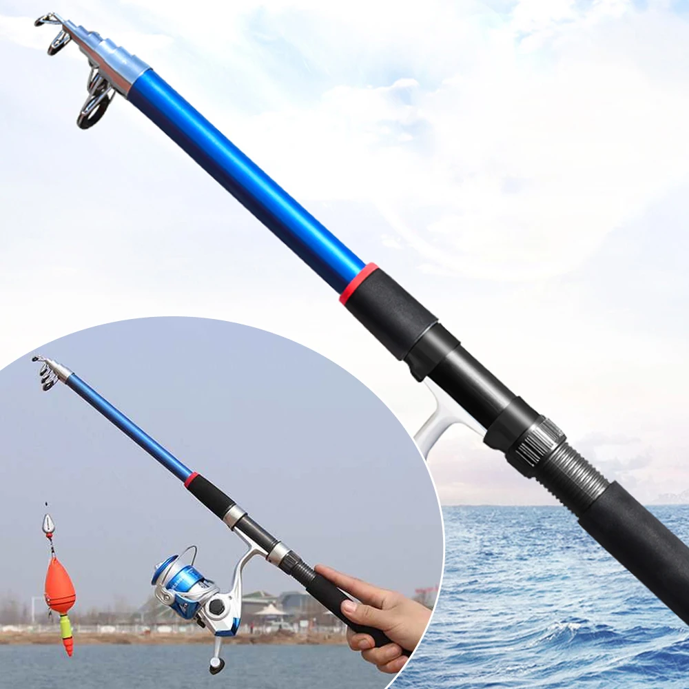 

2020 Portable Fishing Rod Telescopic Retractable Outdoor Folding Rods 2.1-3.6M Carbon Fiber Travel Carp Whip Fishing Tackle