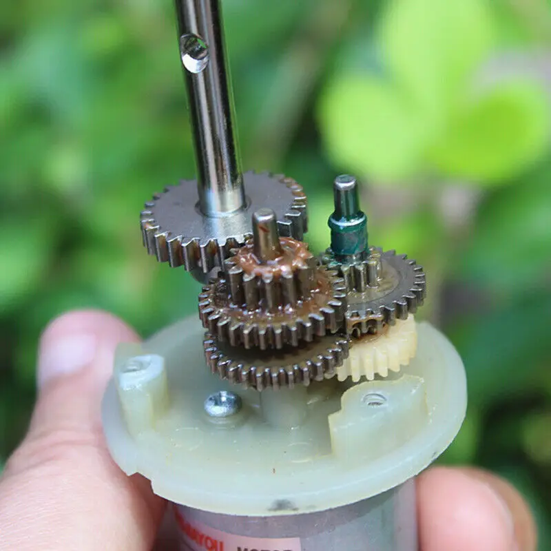 RS-385 Шестерни коробка Redection угольные щетки двигателя DC 5V- 12V 60 оборотов в минуту