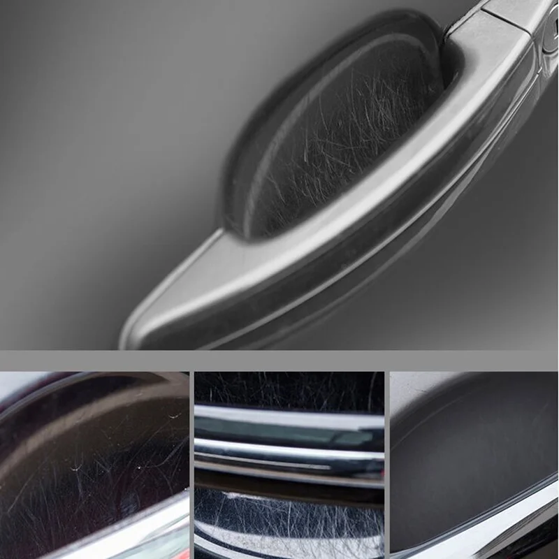 Car Door Handle Carbon Fiber Scratchproof Protective Membrane for Opel Insignia VW Golf 4 5 MK4 Peugeot 206 207 208 508 Touareg