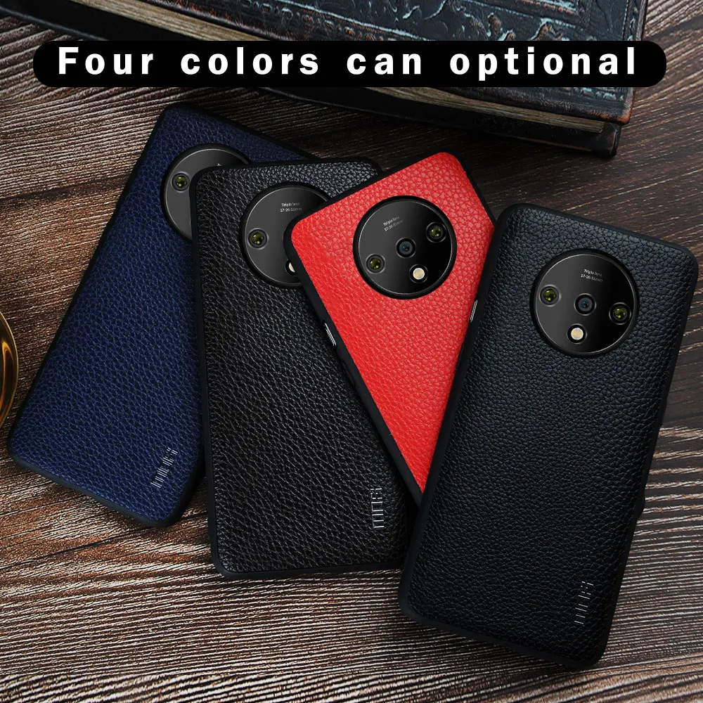 Чехол для Oneplus 7T чехол Mofi Pro защитный перчатка One Plus кожаный чехол|Бамперы| |