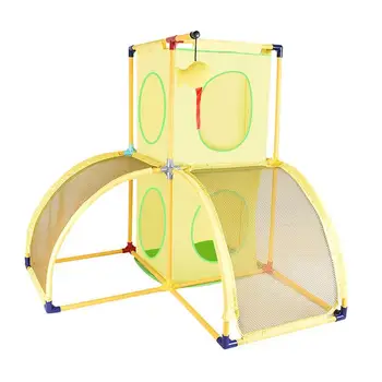 

DIY Cat Climbing Frame Detachable Combination Kitten Tunnel Toy Creative Double Layer Cat Jumping Platform