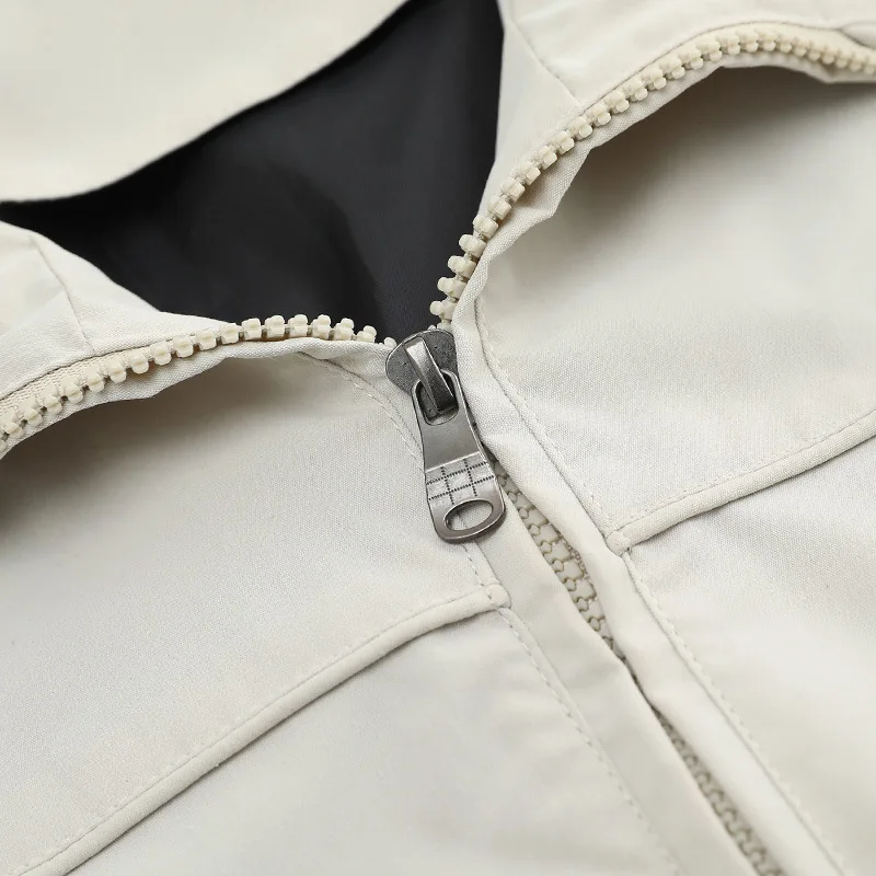 AliExpress, тонкая, для весны и осени, мужская куртка со стоячим воротником, одноцветная, приталенная, пальто, большой размер, повседневная, универсальная, топы