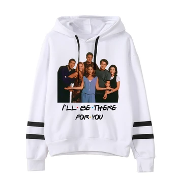 

New 2019 Friends TV show Hoodies kpop Sweatshirt hooded Female Friends Swearshirt Women Bluzy Damckie Woman Clothes