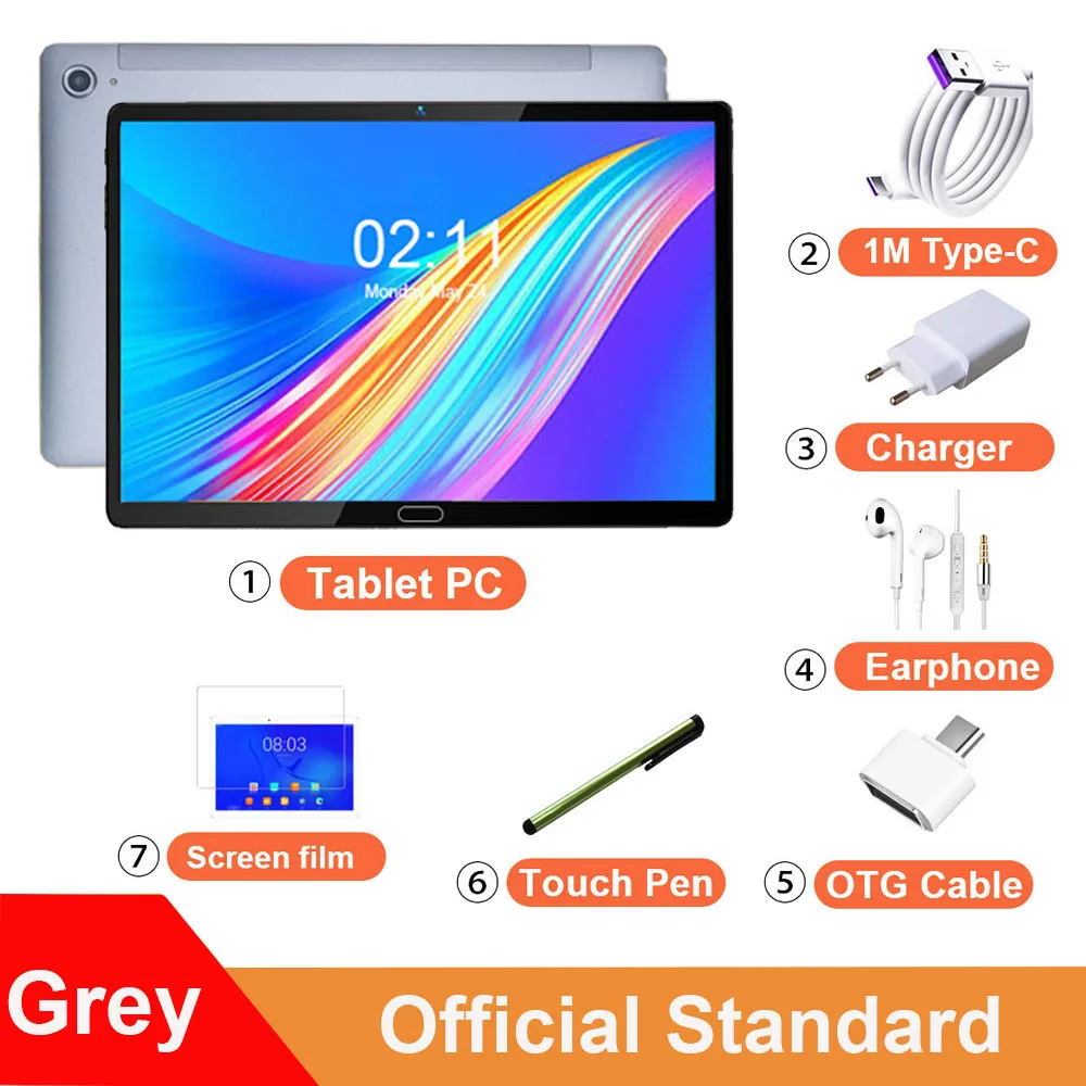 cheap android tablet 2022 New 10.8 Inch 2 in 1 Tablet Android 10 Cores Gaming GPS 13MP Tablets 4G Call Laptop Tablet With Keyboard 13MP+5MP cheap tablet with stylus Tablets