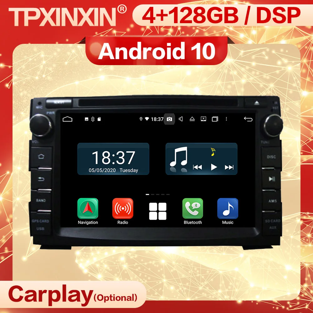 

Carplay 2 Din Android 10 стерео приемник для KIA Ceed 2006 2007 2008 2009 2010 2011 2012 2013 Navi Радио Аудио плеер головное устройство