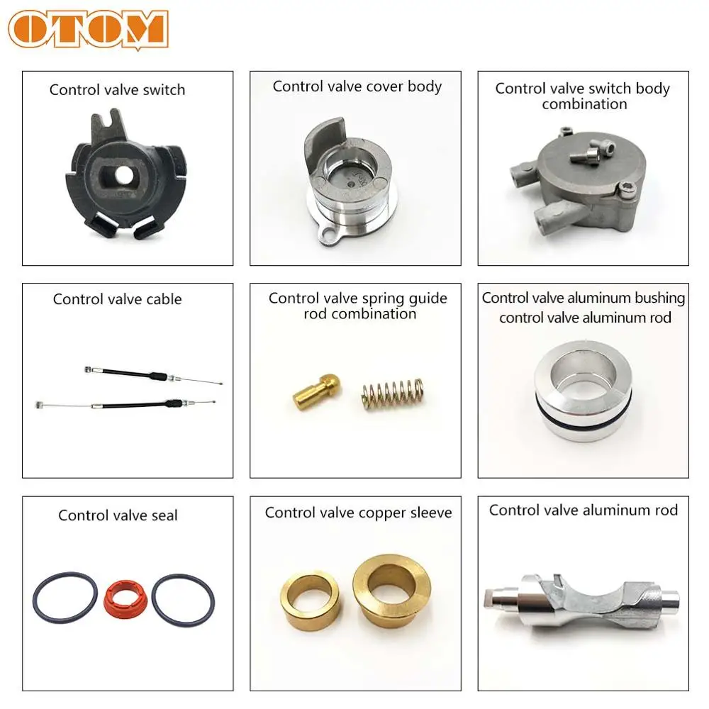 OTOM выпускной клапан в сборе для YAMAHA DT230 MT250 2 х тактный dt 250cc регулирующих клапанов крышка выключателя std