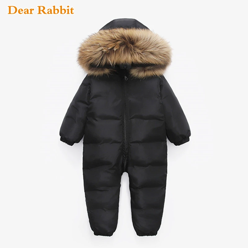 Kids Winter Jumpsuit Snowsuit Parka Duck Down Jacket for Kids Girl Boy