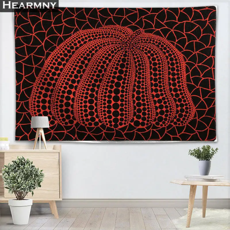 Новинка Yayoi Kusama японская художественная фоновая ткань подзор гобелен настенный светильник для спальни комнаты одеяло Йога пляжное