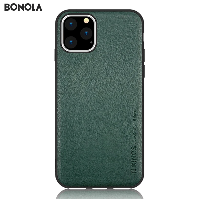Bonola чехол из овчины для iPhone 11Pro Max/11Pro/высотой 11 см Класс из натуральной кожи чехол для iPhone X/Xr/XsMax/Xs прикрепляющийся к крышка