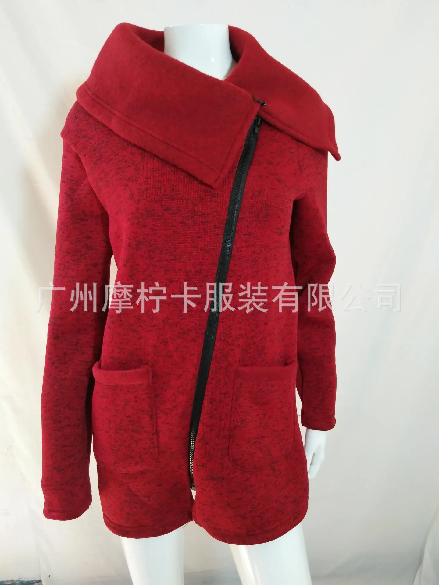 

Amazon AliExpress EBay Hot Selling 2017 Autumn And Winter Fashion Side Zip-up Jacket Overcoat