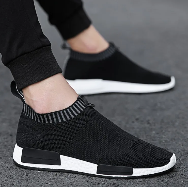 LOOZYKIT New Air Mesh Men Sneakers Lac-up Men Shoes Lightweight Comfortable Breathable Walking Sneakers Zapatillas Hombre