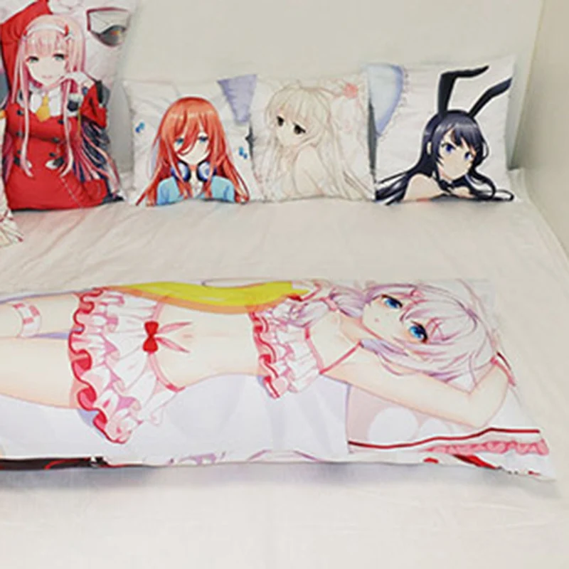 Наволочка с аниме NO GAME NO LIFE персонажи сексуальная девушка Jibril otaku Dakimakura подушка крышка обнимающая наволочки для подушек