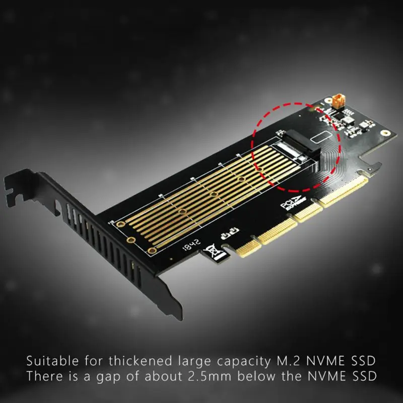 M.2 NVMe адаптер к PCIE3.0 GEN3 M.2 встроенный турбо вентилятор для 2230-22110 NVME карты C26