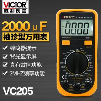 

Victory Digital Multimeter VC205 Electrical Multimeter Digital Display Multimeter Pocket Multimeter