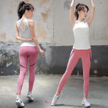 

Yoga Suit WOMEN'S Suit 2018 New Style Spring and Summer Gym Running Sports Underwear Yoga Vest Beginners