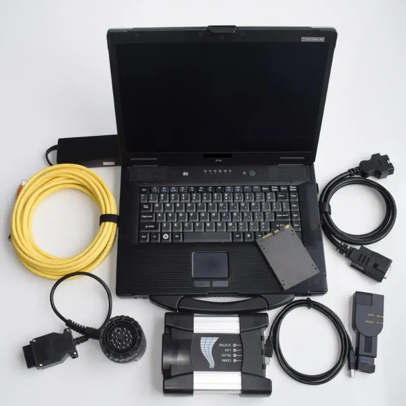 Professional Expert Mode For Bmw ICOM Next diagnostic tool Software 480GB SSD V09. ISTA Used Laptop toughbook cf52 4G