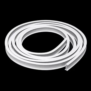 

Hot 5m Flexible Ceiling Mounted Curtain Track Rail Straight Slide Windows Balcony Plastic Bendable Home Window Decor Accessories