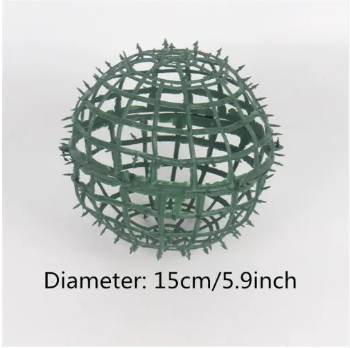 15cm Искусственные Свадебные цветы стены пластиковые цветок База аксессуары фон Сделай Сам семья вечерние украшения Рамка - Цвет: 15cm