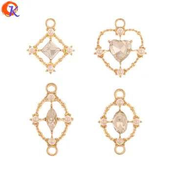 

Cordial Design 100Pcs Jewelry Accessories/Hand Made/Charms/Imitation Pearl/Earrings Connectors/DIY Making/Earring Findings