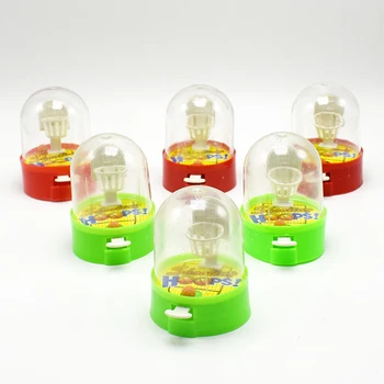 

Plastic Games Handheld Desktop Kids Children Mini Shooting Balls Funny Pressure Release Finger Basketball Toy Cute Random Color
