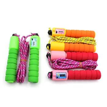 

Automatic Counting Skipping Rope Adjustable Length Nylon Jump Rope Fitness Exercise Equipment Accessories Random Color Dropship