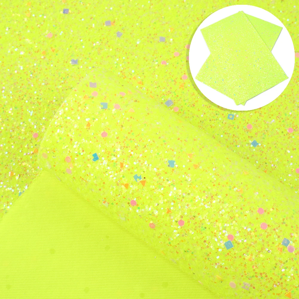 20*34 см Лоскутная блестящая разноцветная блестящая искусственная кожа, материалы для ручных поделок для изготовления проектов, 1Yc8075
