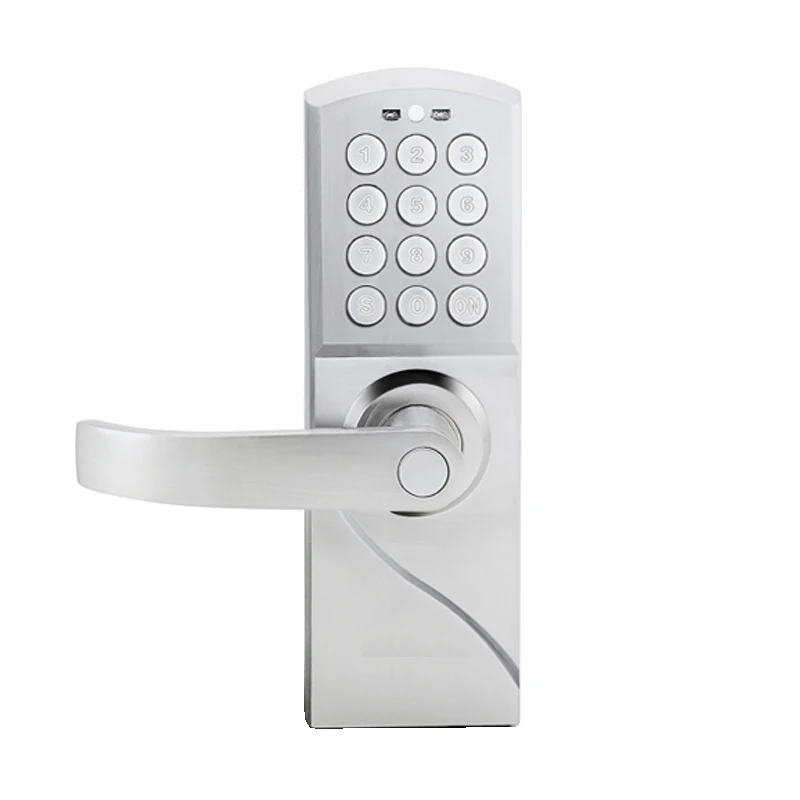 Left push pull Электрический кодовый дверной замок умная блокировка цифровой клавиатуры для Домашний Деревянный двери - Цвет: Left push pull