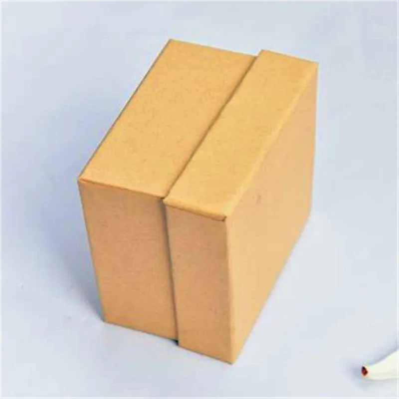 1 шт. маленькая коробка из крафт-бумаги, коричневого картона мыло ручной работы в коробке, белая крафт-бумага Рождественская Подарочная коробка, черная упаковочная коробка для ювелирных изделий