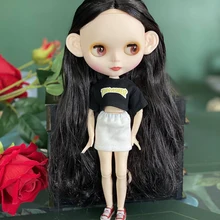 

Neo Blyth Doll NBL Customized Shiny Face,1/6 BJD Ball Jointed Doll Ob24 Doll Blyth for Girl, Special Offer On SaleToys for Kits