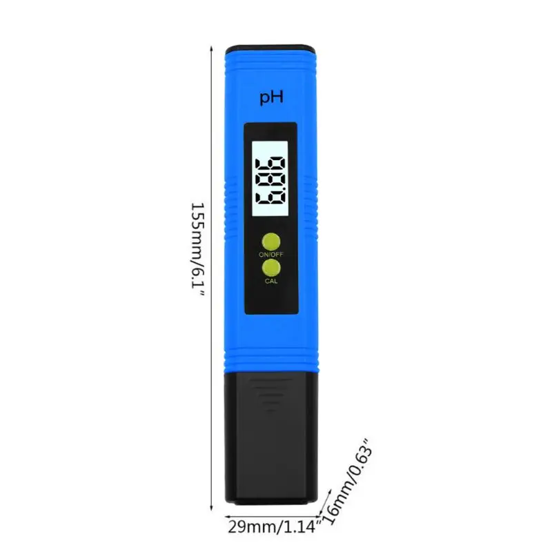 PH Digital Meter Professional Ph Tester Auto Calibration Function and 0.00-14 C63B | Инструменты