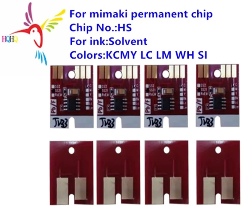 HS растворитель Постоянный чип для Mimaki JV5 принтер Постоянный чип HS растворитель совместимый для Mimaki JV5 принтер