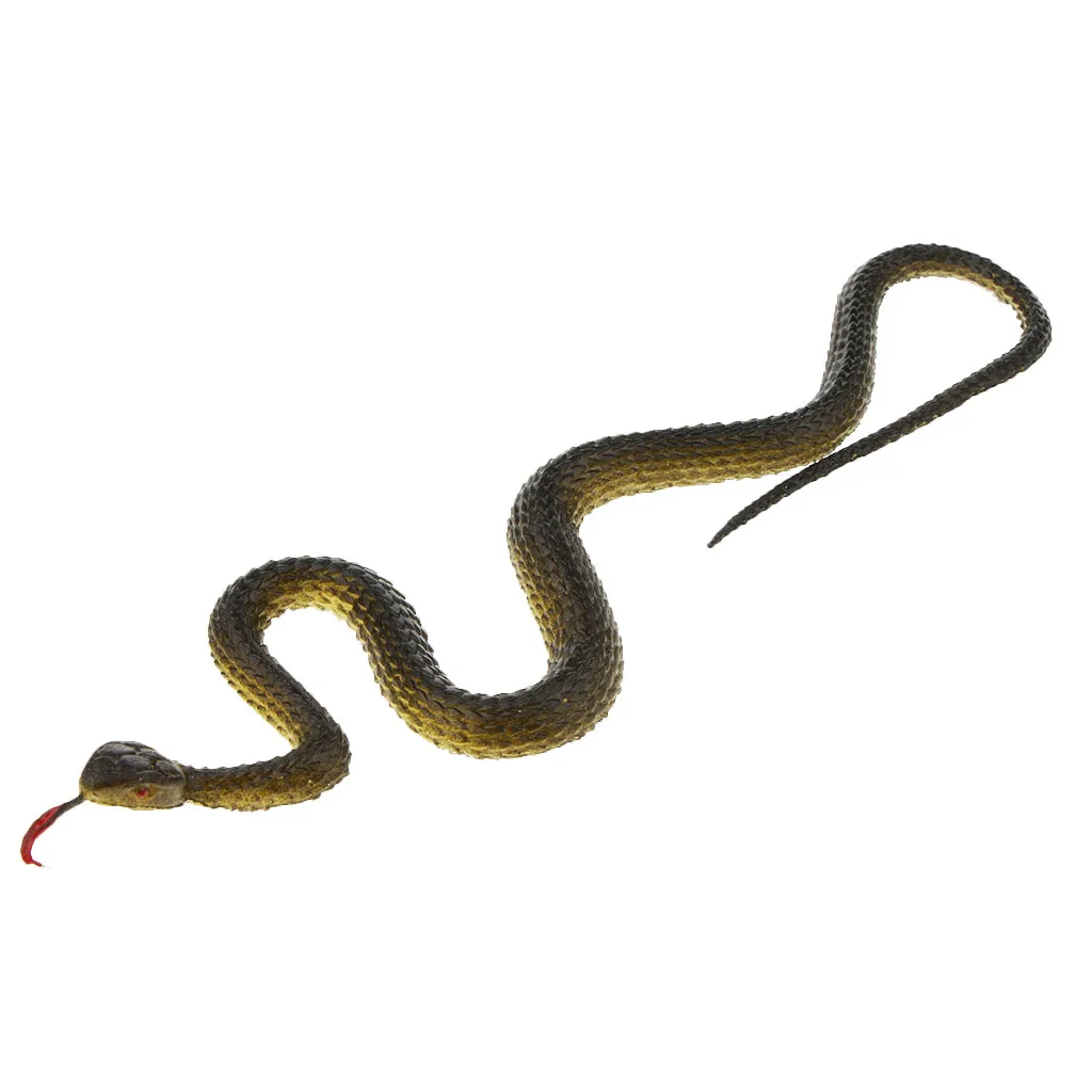 5pcs Realistic Rubber Snake Toy Mischief Prop Gag Prank Joke Halloween Trick